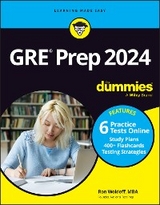 GRE Prep 2024 For Dummies with Online Practice -  Ron Woldoff
