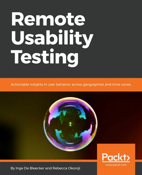 Remote Usability Testing -  De Bleecker Inge De Bleecker,  Okoroji Rebecca Okoroji