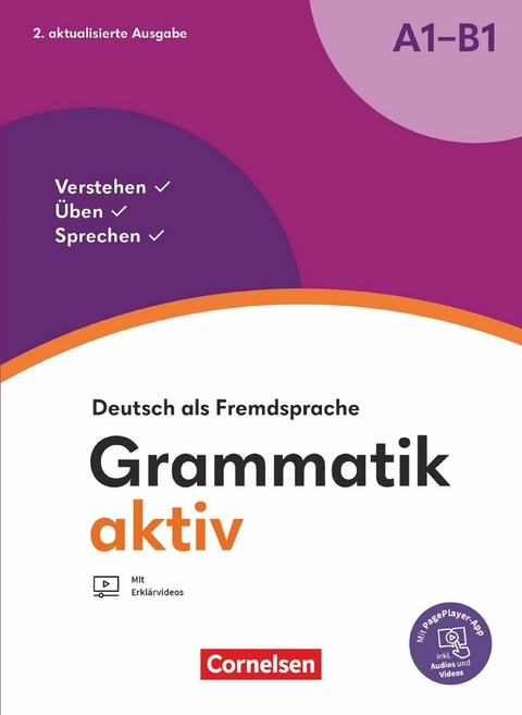 Grammatik aktiv - Deutsch als Fremdsprache - 2. aktualisierte Ausgabe - A1-B1 -  Dr. Friederike Jin, Ute Voß