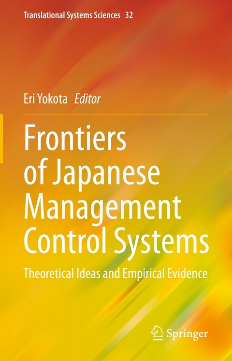 Frontiers of Japanese Management Control Systems - 