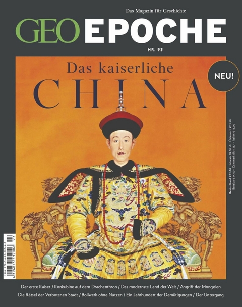 GEO Epoche 93/2018 - Das kaiserliche China - GEO EPOCHE Redaktion