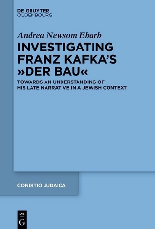 Investigating Franz Kafka's 'Der Bau' - Andrea Ebarb