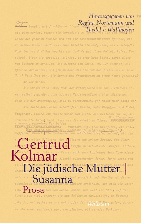 Die jüdische Mutter | Susanna - Gertrud Kolmar