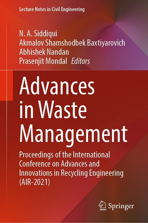Advances in Waste Management - 