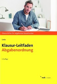 Klausur-Leitfaden Abgabenordnung - Thomas Große