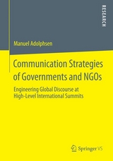 Communication Strategies of Governments and NGOs - Manuel Adolphsen
