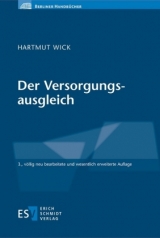 Der Versorgungsausgleich - Hartmut Wick