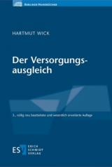 Der Versorgungsausgleich - Wick, Hartmut