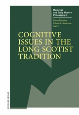 Cognitive Issues in the Long Scotist Tradition - 