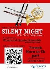 French Horn in Eb part of "Silent Night" for Woodwind Quintet/Ensemble - Franz Xaver Gruber, a cura di Francesco Leone