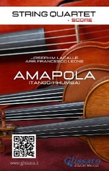 String Quartet: Amapola (score) - Joseph Lacalle