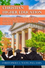 CHRISTIAN HIGHER EDUCATION -  Christopher Toote