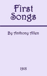 First Songs - Anthony Allen