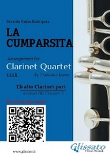 Eb Alto Clarinet part "La Cumparsita" tango for Clarinet Quartet - Gerardo Matos Rodríguez