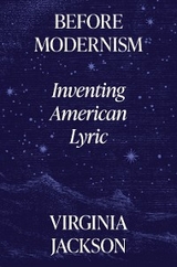 Before Modernism -  Virginia Jackson