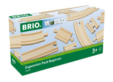 BRIO World 33401 Kleines Schienensortiment – 11 Schienen aus Buchenholz für die BRIO Holzeisenbahn – Empfohlen für Kinder ab 3 Jahren