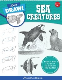 Let's Draw Sea Creatures -  How2drawanimals