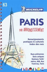 Michelin Karte Paris par arrondissement - 