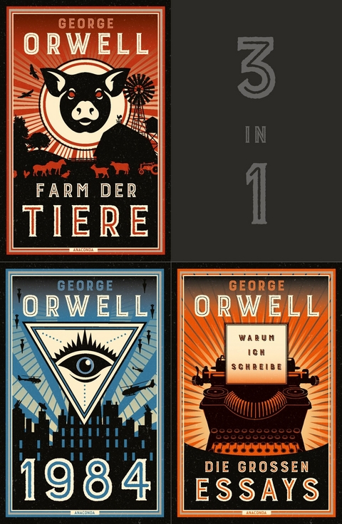 Große Werke: Farm der Tiere / 1984 / Die großen Essays (3in1-Bundle) -  George Orwell