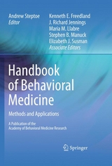 Handbook of Behavioral Medicine - 