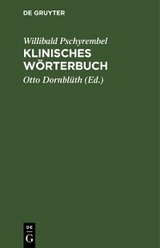 Klinisches Wörterbuch - Willibald Pschyrembel