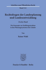 Rechtsfragen der Landesplanung und Landesentwicklung. - Rainer Wahl