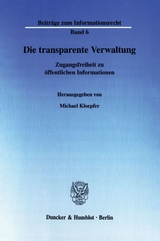 Die transparente Verwaltung. - 