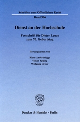 Dienst an der Hochschule. - 