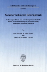 Sozialverwaltung im Reformprozeß. - Detlef Merten, Rainer Pitschas