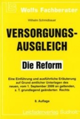 Versorgungsausgleich - Die Reform - Schmidbauer, Wilhelm