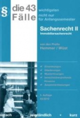 43 Fälle Sachenrecht II - Karl E Hemmer, Achim Wüst