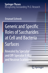 Generic and Specific Roles of Saccharides at Cell and Bacteria Surfaces - Emanuel Schneck