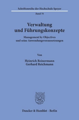 Verwaltung und Führungskonzepte. - Gerhard Reichmann, Heinrich Reinermann