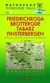 Wanderkarte Friedrichroda, Brotterode, Tabarz, Finsterbergen - Gebhardt, Lutz