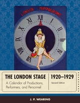 London Stage 1920-1929 -  J. P. Wearing