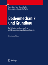 Bodenmechanik und Grundbau - Hans-Jürgen Lang, Jachen Huder, Peter Amann, Alexander M. Puzrin