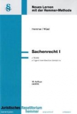 Sachenrecht I - Karl E Hemmer, Achim Wüst