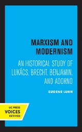 Marxism and Modernism - Eugene Lunn