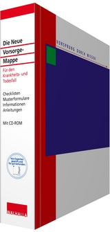 Die Neue Vorsorge-Mappe mit CD-ROM - Peter Depré, Karl-Heinz Belser, Wolfgang Popp, Michael Blauth, Oliver Jenal