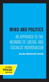 Mind and Politics - Ellen M. Wood