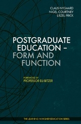 Postgraduate Education - Form and Function - 