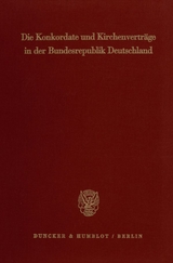 Die Konkordate und Kirchenverträge in der Bundesrepublik Deutschland. - 