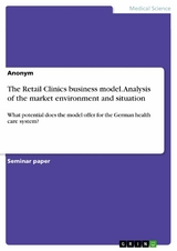 The Retail Clinics business model. Analysis of the market environment and situation