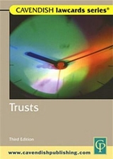 Cavendish: Trusts Law Cards - Routledge-Cavendish