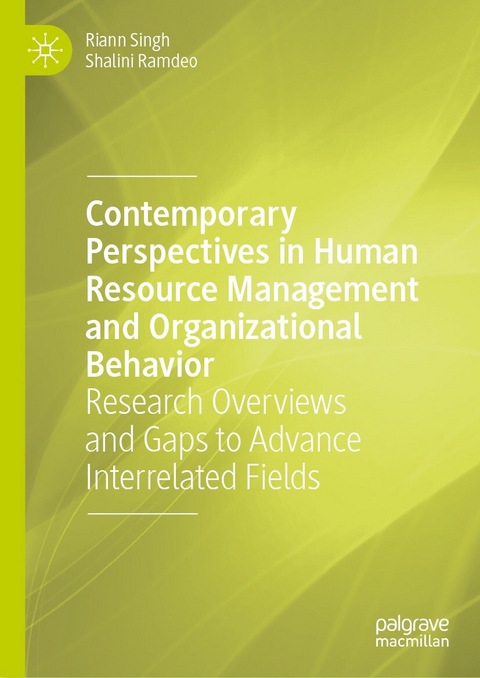 Contemporary Perspectives in Human Resource Management and Organizational Behavior -  Riann Singh,  Shalini Ramdeo