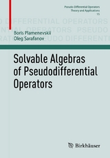 Solvable Algebras of Pseudodifferential Operators - Boris Plamenevskii, Oleg Sarafanov