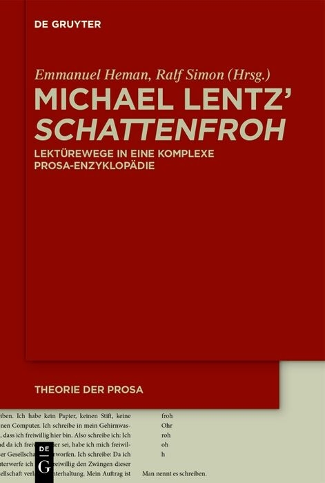 Michael Lentz' ›Schattenfroh‹ - 