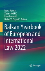 Balkan Yearbook of European and International Law 2022 - 