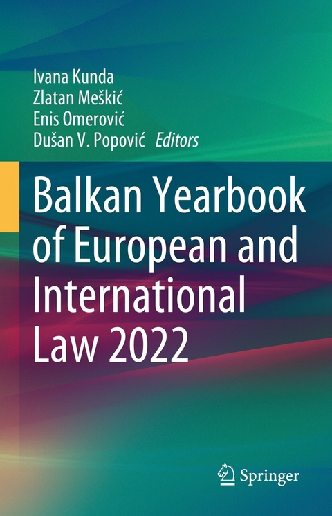 Balkan Yearbook of European and International Law 2022 - 