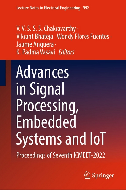 Advances in Signal Processing, Embedded Systems and IoT - 